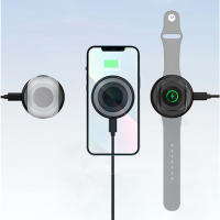 15W magnetick&aacute; bezdr&aacute;tov&aacute; rychlonab&iacute;ječka MAGNEX (3 v 1)