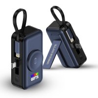 5000 mAh - připojiteln&aacute; power banka s vestavěn&yacute;m kabelem, PD 20 W a nab&iacute;jen&iacute;m pro Apple Watch