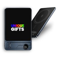 5000mAh ultratenká magnetická kovová power banka QUANTUM 3 v 1, s 15W bezdrátovým nabíjením a PD 20 W