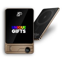 5000mAh ultratenká magnetická kovová power banka QUANTUM 3 v 1, s 15W bezdrátovým nabíjením a PD 20 W