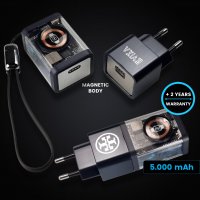 4 v 1 -- adaptér do zásuvky, power banka, bezdrátová nabíječka pro Apple Watch a nabíjecí PD kabel