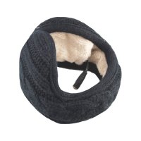 Pletená sluchátka earmuff černá, unisize (PHO022)