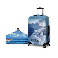 Elastick&yacute; obal na kufr s vlastn&iacute;m potiskem, velikost M