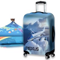 Elastick&yacute; obal na kufr s vlastn&iacute;m potiskem