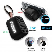 Magnetický (MagSafe kompatibilní) mini reproduktor TINYBEAT, s LED logem