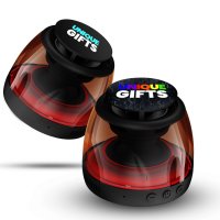 5W magnetick&yacute; bezdr&aacute;tov&yacute; reproduktor MagBeat, ve vlastn&iacute;ch barv&aacute;ch CMYK + LED logo