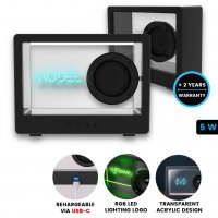 5W bezdr&aacute;tov&yacute; reproduktor s podsv&iacute;cen&yacute;m logem