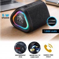 5W bezdr&aacute;tov&yacute; reproduktor BEAMLINE s RGB světeln&yacute;m proužkem