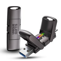 Vysokorychlostn&iacute; přenosn&yacute; SSD disk SwiftPro, s konektory USB-C a USB-A, USB 3.2