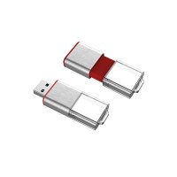 VÝSUVNÝ USB FLASH DISK S LED PODSVÍCENÝM LOGEM