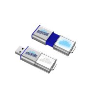 VÝSUVNÝ USB FLASH DISK S LED PODSVÍCENÝM LOGEM