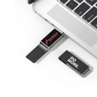 KOŽENÝ USB 2.0 / 3.0 FLASH DISK S LED LOGEM