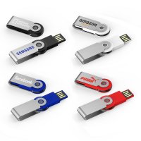 TWISTER MINI USB FLASH DISK S LED PODSVÍCENÍM, USB 2.0 NEBO 3.0