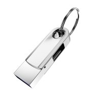 Otočný USB flash disk s konektory USB-C (Type-C) + USB-A