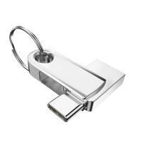 Otočný USB flash disk s konektory USB-C (Type-C) + USB-A
