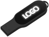 Mini kovov&yacute; USB 2.0 / 3.0 flash disk s LED logem