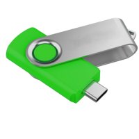 OTOČNÝ USB FLASH DISK TWISTER, S USB-C