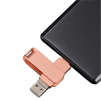 3 v 1 OTOČNÝ FLASH DISK, USB-A + MICRO USB + USB-C (TYPE-C)