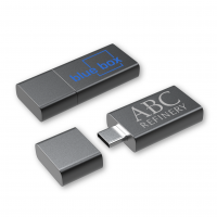 KOVOVÝ USB FLASH DISK, S USB-C