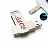 Kovový otočný USB 2.0/3.0 flash disk s konektorem USB-A