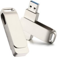 Kovový otočný USB 2.0/3.0 flash disk s konektorem USB-A