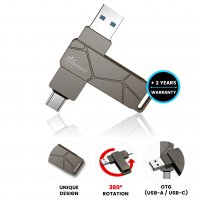 Ultrarychlý kovový otočný USB 3.2 flash disk