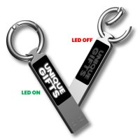 Kovový USB 2.0/3.0 flash disk s LED logem