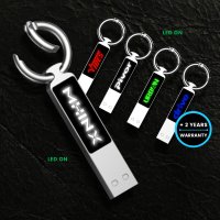Kovový USB 2.0/3.0 flash disk s LED logem