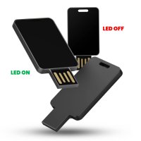 Ultratenk&aacute; kovov&aacute; USB 2.0/3.0 karta s LED logem