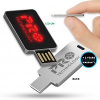 Ultratenk&aacute; kovov&aacute; USB 2.0/3.0 karta s LED logem