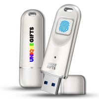 Kovov&yacute; USB 3.0 flash disk se zabezpečen&iacute;m otiskem prstu FingerLock