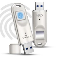 Kovov&yacute; USB 3.0 flash disk se zabezpečen&iacute;m otiskem prstu FingerLock