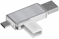 Kovov&yacute; USB flash disk s USB-C a USB-A