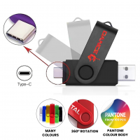 FLASH DISK S KONEKTORY USB-C (TYPE-C) + USB-A