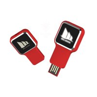 VÝSUVNÝ USB FLASH DISK S LED LOGEM