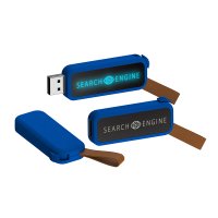 VÝSUVNÝ USB FLASH DISK S LED LOGEM