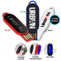 Plastový USB 2.0/3.0 flash disk s LED logem