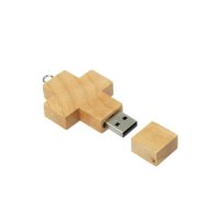 USB FLASH DISK DŘEVĚNÝ KŘÍŽ