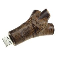 USB FLASH DISK DŘEVĚNÝ VĚTVIČKA