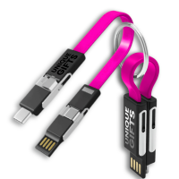 KRÁTKÝ DATOVÝ A NABÍJECÍ USB KABEL 6 V 1