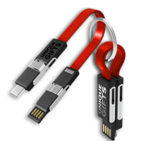 KRÁTKÝ DATOVÝ A NABÍJECÍ USB KABEL 6 V 1