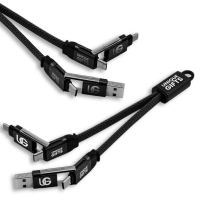 60W DATOVÝ A NABÍJECÍ USB KABEL 4 V 1