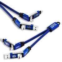 60W DATOVÝ A NABÍJECÍ USB KABEL 4 V 1