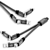 60W DATOVÝ A NABÍJECÍ USB KABEL 4 V 1