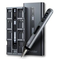 Prémiová sada s elektrickým aku šroubovákem ScrewPro X, včetně 48 bitů, s LED osvětlením