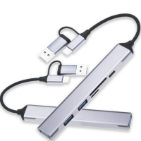 MULTIFUNKČNÍ DATOVÝ A NAPÁJECÍ USB 3.0 HUB, USB-C + USB-A