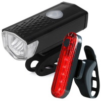 Sada dvou světel na kolo, s USB nabíjením