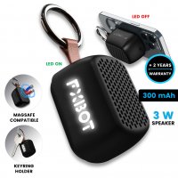 Magnetický (MagSafe kompatibilní) mini reproduktor TINYBEAT, s LED logem