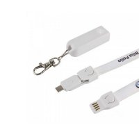 3 v 1 -  NAPÁJECÍ USB KABEL V LANYARDU (ŠŇŮRCE NA KRK) S USB USB-C (Type-C), LIGHTNING A MICRO USB