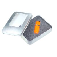 Kovová krabička s okénkem na USB flash disky UDR106, UDM003 (BOX002)